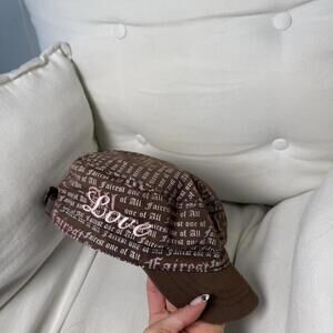 Women's Brown and Multi Hat